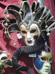 Image of three venetian masks
